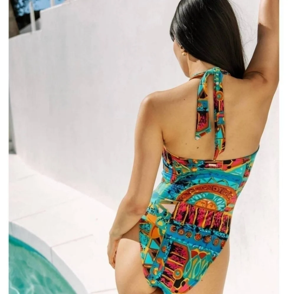 New CLEOBELLA Bardot Paradiso One Piece Swimsuit NWT XS